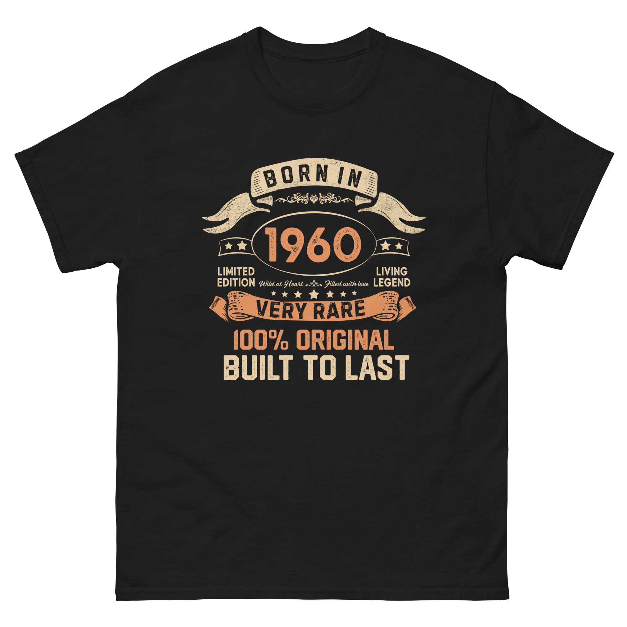 BORN IN 1960 LIMITED EDITION PREMIUM Buy 1 Get 1 T-SHIRT - Image 3