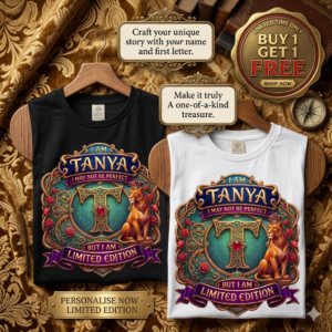 PERSONALISE YOUR NAME UNISEX TSHIRT BUY 1 GET 1 FREE