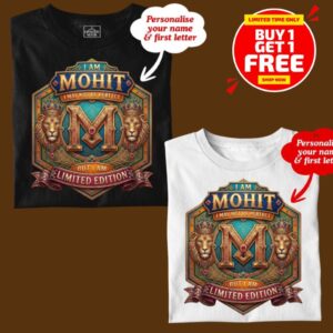 PERSONALISE YOUR NAME TSHIRT FOR MEN