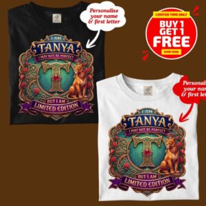 PERSONALISE YOUR NAME TSHIRT FOR WOMEN